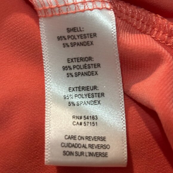 💼 Calvin Klein Coral Sleeveless Keyhole Blouse - Picture 5 of 5